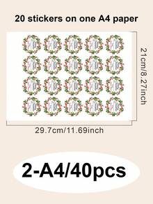 Custom Christmas Gift Stickers, Personalized Name To From Labels, Festive Gingerbread & Christmas Tree Designs For Gift Boxes And Party Favors, Customized Name Holiday Label Stickers, Customizable Christmas Gift Seals 2026, Christmas Party Decor - Multicolor - View 10