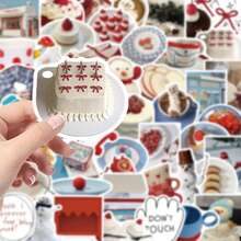 50Pcs Winter Cream Breeze Korean INS Style Stickers - Aesthetic Decor For Notebook DIY Friendly - Multicolor - View 4