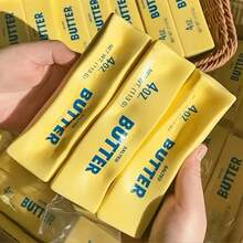 Soft Slow Rebound Butter Stick Squeeze Toy, Realistic Butter Stick Stress Relief Fingertip Toy - Default - View 4