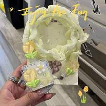 4件裝花朵數據線保護套 20W Apple 15 Pro Max 快速充電 14 13 12 11 軟殼充電器，送給朋友的最佳禮物選擇 - 彩色 - 查看 9