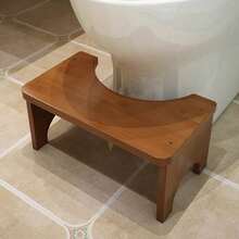 Bamboo Toilet Squat Stool Wide Bathroom Potty Step Non Slip Portable UK - VJN0489 - View 7