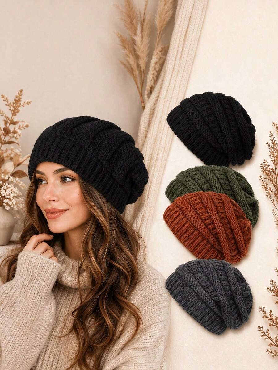 Cat Ear Hat, Stretchable With Realistic Ears, Lightweight And Warm For Winter, Hand Washable And Elastic Fit, Suitable For Theme Parties - A - View 1