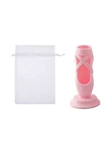 Ballet Themed Makeup Organizer, Multi-Functional Box, Pen Holder, Storage Box, Suitable For Dance Studio Desktop Decoration, Makeup Brush Holder, Perfect Gift For Ballet Dancers And Modern Home Decor - Multicolor - View 13