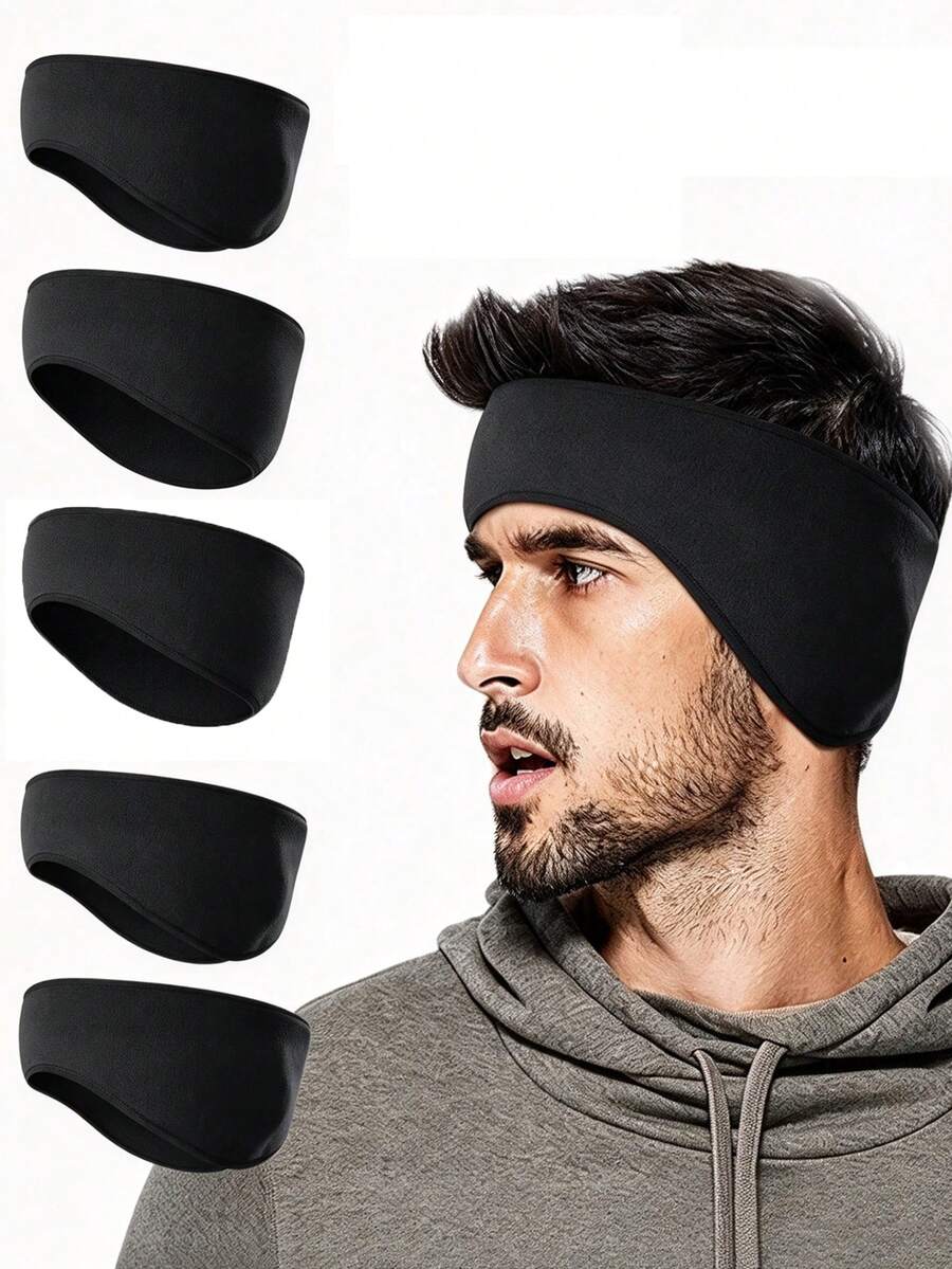 1pc Winter Unisex Warm Ear Muffs - Headband, Multi-Functional Windproof Double Layer Outdoor Sports Cycling Running Full Coverage Ear Protection, Suitable For Outdoor Sports, Fitness, Cycling, Running, Sun Protection - Multicolor - View 1