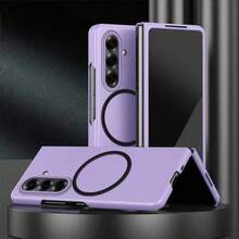 Phone Case Compatible With IPhone Duo, Compatible With Samsung ZFold8/Fold8Ultra/Fold7/Fold6/Fold5/Fold4/Fold3, Matte Skin-Feel PC Material Magnetic Phone Case, Solid Color Versatile, Unisex, Multiple Colors Available - Multicolor - View 15