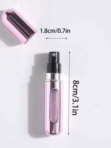 Chai nước hoa 5ml có thể nạp lại, nạp từ đáy, chai mẫu thủy tinh cao cấp, chai xịt rỗng tinh xảo, bình xịt cầm tay cao cấp - Nhiều màu - Xem 2