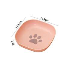 4PCS Cute Cartoon Design Non-Slip Plastic Pet Bowls, Easy To Clean, Perfect For Feeding And Watering, Fun Cat And Dog Food Dish, Battery-Free Operation, Multi-Functional Pet Bowl, Suitable For Kittens, Small Cat Breeds And Short-Clawed Felines - 300ml - View 2