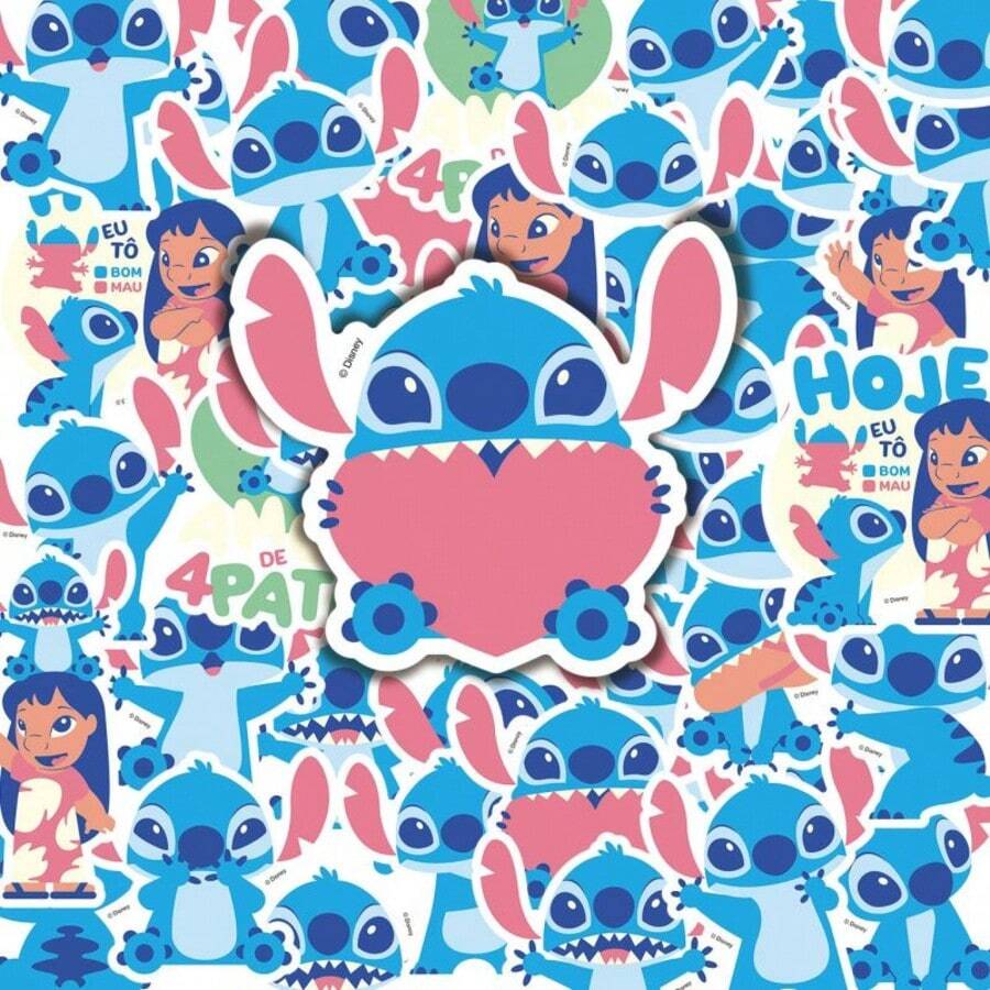 Stitch Dreamy Starry Sky Sticker Set, Highly Attractive Waterproof ...
