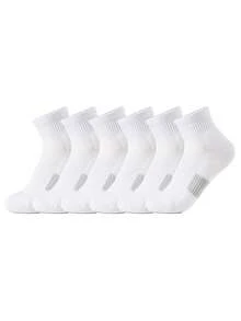 1/6/12/20 Pairs Men's Minimalist Three-Color Striped Mid-Calf Socks, All-Season Sports Casual - Multicolor - View 25