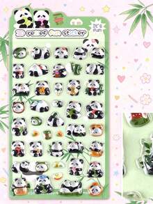 Mini Japanese Style New Cartoon 3D Embossed Stickers, Collage DIY Planner Stationery, Diary Decoration Cute Stickers For Students - Multicolor - View 12