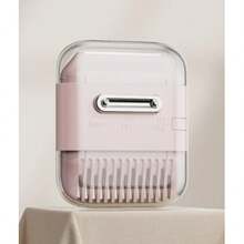 2-In-1 Multi-Function Bangs Comb For Girls, Split End & Flyaway Hair Trimming Comb, Hair Thinning Comb, Home Hair Cutting Tool For Trimming And Thinning - Multicolor - View 13
