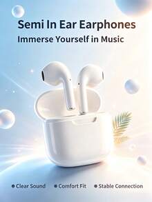 2026 High Version Wireless Earbuds, Built-In Microphone, Lossless Sound Quality, Zero Latency, 24-Hour Long Battery Life, Suitable For Sports, Fitness And Music Enjoyment - View 1