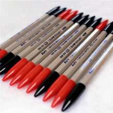 AOPO AO-580 Dual End Blue&Red Ball Point Pen,Smooth Writing For Office Mate,Easy Writing Marking For Office School,For Highlighting Notes,Best Mate For Your Study - Sets - View 12