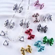 Solid Color Dazzling UV Layered Music Bow Macaron DIY Bracelet Earrings Hair Clip Bead Material Jewelry Accessories - Multicolor - View 4