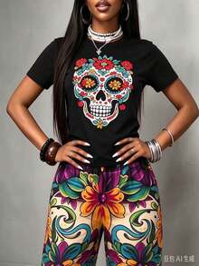 Women T-Shirts - Black - View 3