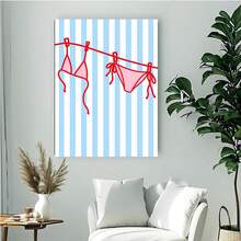 DIY 5D Bikini Pattern Diamond Painting Kit, Full Round Diamond Painting Home Decor Handmade Craft Gift - View 3