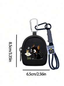 Small Wallet With A Drawstring And Cute Kitten Pattern,Lipstick Bag, Coin Purse, Drawstring Small Wallet, Cute Kitten Pattern, Lipstick Bag, Coin Purse, Zipper Credit Card Wallet, Fashion High-End Wallet, Key Protection Storage Bag, Small Tool Bag, Women's Fashion Card Holder, Travel And Daily Use - Multicolor - View 15