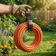 1pc Adjustable Garden Hose Pillow, Heavy Duty Extension Cord Organizer, Garage And Workshop Hanging Storage Strap, Reusable Cable Management Strap - Multi-color - View 4