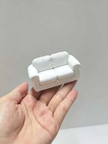 1/2pcs Fairy Garden Miniature Double Sofa, Fairy Garden Moss Micro Landscape Scene Accessories, Garden Miniature Model Furniture - Limited-time Offer - View 6