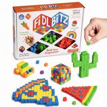 240pcs Pixel Block DIY Building Set, 6-Color Mini Square Blocks, Creative Pixel Art Construction Kit, Educational Assembly Toy, Colorful Craft Building Pieces For Teens & Adults - Multicolor - View 5