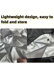1pc Car Winter Front Windshield Protector, External Window Glass Protection Cover, Snow Shield, Sunshade, Frost And Ice Guard, Portable Foldable Snow Cover - A - View 4