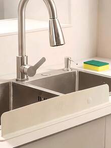 Waterproof Sink Splash Guard Block Splashing Water Washable Sink Basin Splash Blocker For Lab Sink Vegetable Basin Dishwasher Anti-Splash Water Barrier Sink Protector Apartment Home Room Kitchen Essentials Decor RV Coffee Bar Bathroom Accessories - Multi-color - View 12