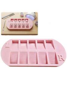 Wearable Nail Sorting Tray & Desktop Storage Box - Multi-Compartment Organizer For Nail Art Supplies And Nail Tip Tool Storage - A - View 10
