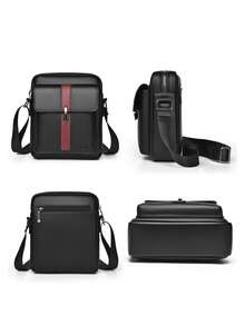 WEIXIER Men's Shoulder Bag New Fashion Crossbody Bag Casual Commuter Portable Small Messenger Bag - Multicolor - View 4