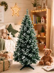 1 Artificial Christmas Tree With Dense Pine Needles And Sturdy Metal Stand – Indoor Home Holiday Decoration - Multicolor - View 3