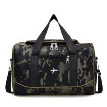 Fashion Camouflage Tote Bag Large Capacity Business Travel Luggage Bag Casual Tote - Multicolor - View 5