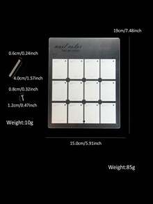 1PC Multi-Model Nail Color Chart Display Board Solid Semi-Solid Premium Desktop Display Board Nail Salon Nail Polish Gel Glitter Display Color Chart - Multicolor - View 14