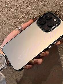 1件粉色藝術繪畫TPU手機殼保護套，適用於Apple Phone Duo、18PRO、17、16、15、14、13、12、11 Pro Max、X、XR、XS Max、8、7 Plus、17PRO/17PROMAX/Phone Duo Apple 18Pro/18ProMax，防震磨砂背蓋，亦適用於系列 - 彩色 - 查看 6