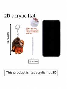 Monkey Sculpture Keychain, Handbag Accessory Pendant, Elegant Car Decor, Backpack Charm, Lightweight Multi-Use, Travel Accessory, Beach Party Decoration, Daily Fashion Accessory, Perfect Gift For Friends And Family, Suitable For Easter, Mother's Day, Independence Day, Wedding, Graduation Season - Multicolor - View 12