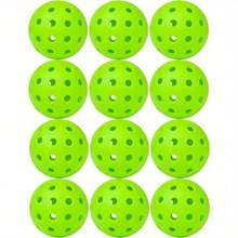 BSKT 40-Hole Outdoor Pickleball, Durable Training And Match Ball, Stable Bounce, High Visibility, For Adult Outdoor Court Daily Hitting Practice - Multicolor - View 2