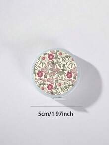 Vintage Floral Print Retractable Tape Measure, Mini Portable Soft Leather Tape Measure, 150cm/60in Measuring Length, Suitable For Home, Tailoring, Sewing, Office, Family And Learning - Multicolor - View 11