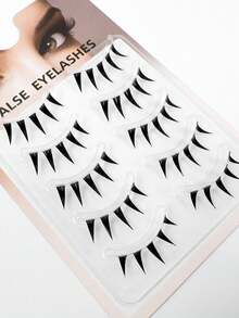 False Eyelashes Suitable For Daily Makeup - Black - View 4