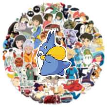 50pcs Classic Anime Character Pattern Stickers, Retro Cartoon Character Stickers, Suitable For Water Bottles, Laptops, Suitcases, Scrapbooks, Party Gifts, Suitable For Halloween, Thanksgiving, Christmas Party Decoration. - Multicolor - View 7