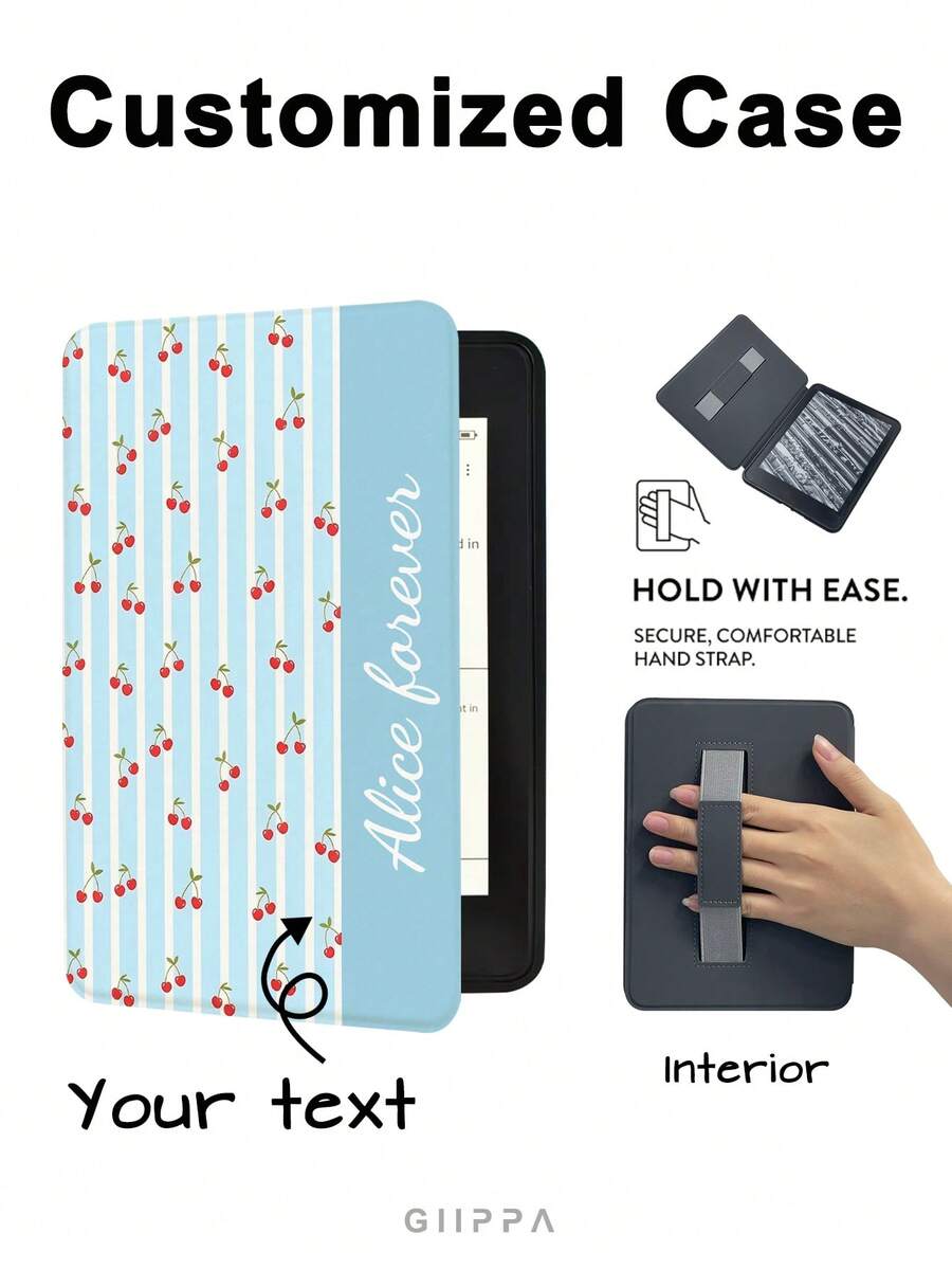 GIIPPA 1件客製化姓名 Kindle 電子閱讀器保護殼,附自動喚醒/睡眠功能,輕量便攜,適用於 Clara BW/Libra Colour/Clara Colour/Clara 2E、Paperwhite 10代/11代/12代、Kindle (Colorsoft)/10代/11代/12代及其他熱門機型,Kindle 配件/Kindle 保護殼,情人節禮物、生日禮物、聖誕禮物、新年禮物 - 彩色 - 查看 1