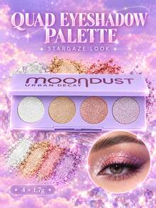 Bảng phấn mắt 4 ô Urban Decay Space Rider Moondust -4g-0.14fl.Oz - #LILAC GLOW . ÁNH KIM ĐA CHIỀU - Xem 1