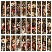 SCXXBSW 30pcs Christmas Puppy Bookmark-The Perfect Gift For Bookworms And Nerds; Reading Marker Card; Birthday And Christmas Gift; Great For Party Favors - 30pcs - View 4
