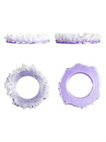 Base Support For Alexa Echodot Speaker Type Impremli Crystals - Translucent/Purple - View 8
