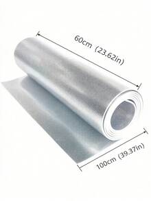 1 Roll Multi-Size Window AC Insulation Board, Multi-Layer Foam Insulation Board For Window AC, Aluminum Reflective Layer, Reflects Sunlight And Heat, Cut To Size, Multi-Layer Foam Insulation Board Suitable For Window AC, Perfect For Year-Round Window Sealing - A - View 9