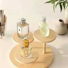 Wooden Desktop Cosmetic Display Stand Tiered Storage Rack Multi-Layer Jewelry Organizer Shelf - View 4