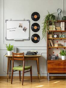 1pc Magnetic Aluminum Message Board, Desktop And Wall Mounted Dual Use, Equipped With Marker Pen, Aluminum Alloy Frame, Smooth Writing Surface, Erasable Message Board, Suitable For Home, Office, Classroom And Apartment - Multiple Specifications - View 6