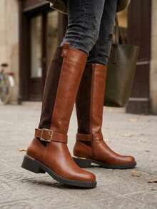 Women Knee-High Boots - Tang - View 1
