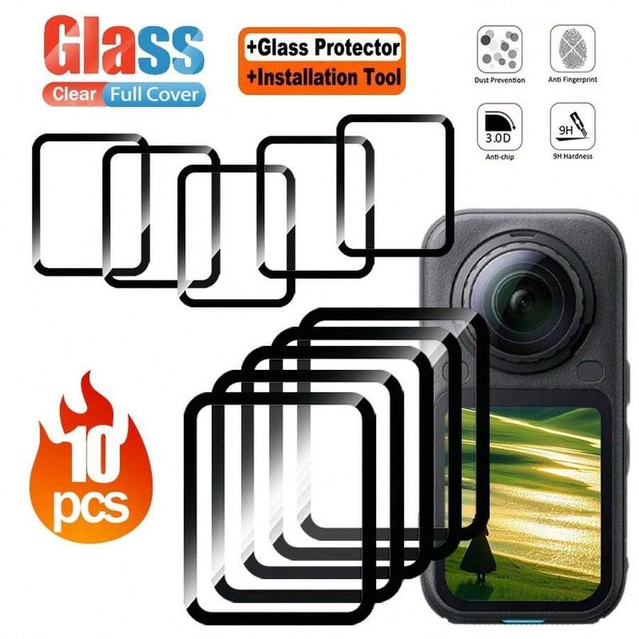 X6 Dedicated Black Frame Tempered Glass Screen Protector, 5-Pack. Features High-Definition, Transparent Visual Effects With Black Frame Design. Provides Full-Screen Display And Anti-Scratch Function. - View 1
