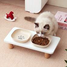 4PCS Cute Cartoon Design Non-Slip Plastic Pet Bowls, Easy To Clean, Perfect For Feeding And Watering, Fun Cat And Dog Food Dish, Battery-Free Operation, Multi-Functional Pet Bowl, Suitable For Kittens, Small Cat Breeds And Short-Clawed Felines - 300ml - View 7
