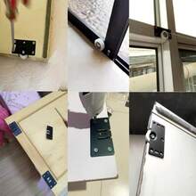 2/4 Sets Sliding Closet Door Roller, Wardrobe Pulley, Cupboard Casters, Sliding Wheel, Thicken Furniture Runners, Roller Hardware - Multicolor - View 6