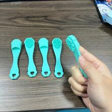 1pc Pet Toothbrush Finger Sleeve For Dog And Cat Oral Cleaning, Removes ...