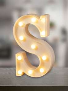 Letras Decorativas con Luces LED - S - Ver 7